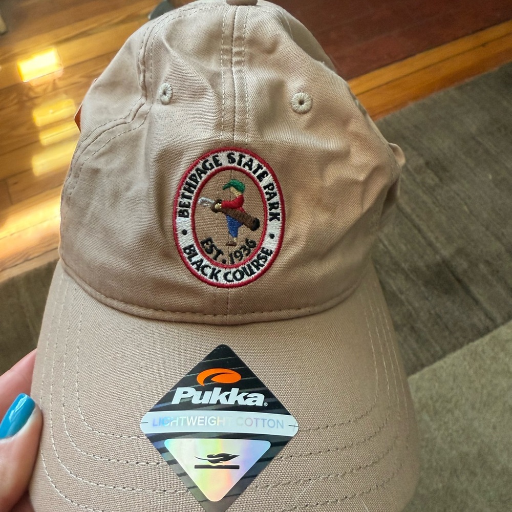 Bethpage Black Beige Golf Cap NWT